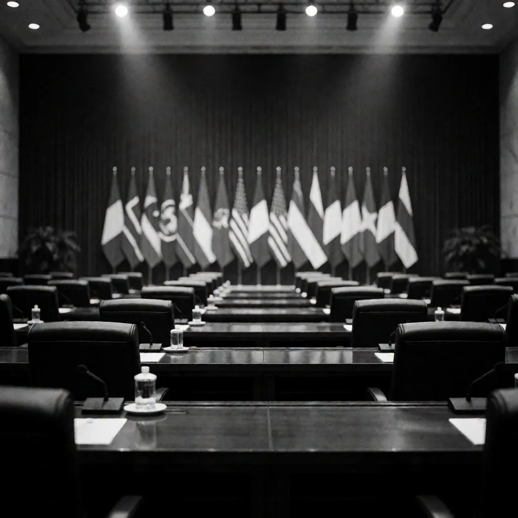 Sala de conferencias diplomática